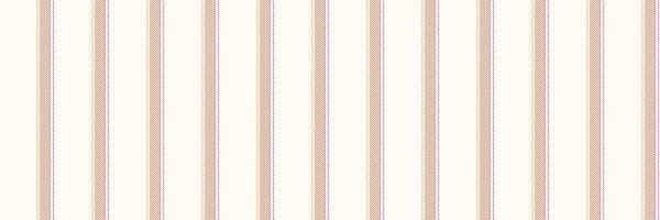Graph vertical texture, linen seamless fabric pattern. Daisy lines textile stripe background in ivory and orange colors. vector