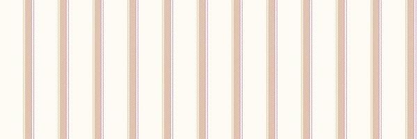 Graph vertical texture, linen seamless fabric pattern. Daisy lines textile stripe background in ivory and orange colors. vector