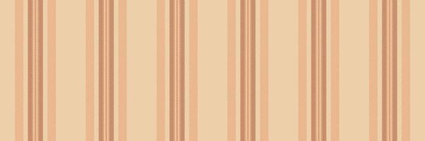 Cotton lines background , stylish stripe textile seamless. Up pattern fabric vertical texture in light and orange colors. vector