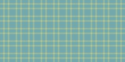 Folded plaid seamless, vertical fabric background textile. Everyday texture pattern tartan check in cyan and pastel colors. vector