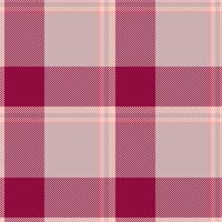 Fabric plaid of tartan seamless background with a textile texture pattern check. vector