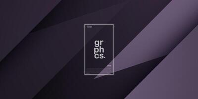 Abstract dark gray gradient triangle background with shadow. Triangle gray color on dark background. Eps10 vector