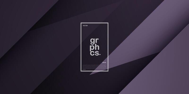 Abstract dark gray gradient triangle background with shadow. Triangle gray color on dark background. Eps10