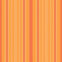Hobby fabric vertical texture, satin seamless lines pattern. Clothes stripe textile background in lucky orange and orange colors. vector