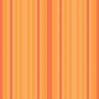 Hobby fabric vertical texture, satin seamless lines pattern. Clothes stripe textile background in lucky orange and orange colors. vector