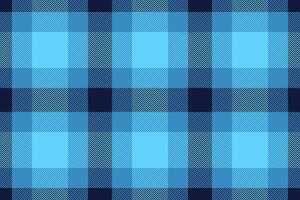 Plaid background, check seamless pattern in blue. fabric texture for textile print, wrapping paper, gift card or wallpaper. vector