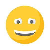 Premium icon of guilty emoji, ready to use editable vector