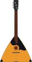 illustration of a balalaika in cartoon style isolated on white background vector