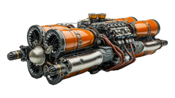 Hyperdrive Engine, on transparent background. Format png