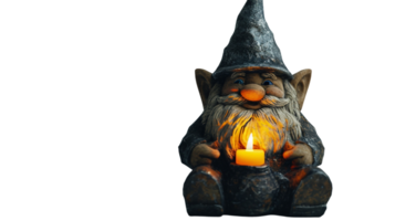 lumineux gnome lanterne, sur transparent Contexte. format png