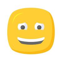 Premium icon of guilty emoji, ready to use editable vector