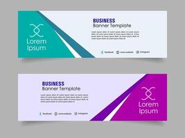 Creative corporate business marketing social media banner post template, Promotional banner for social media post, web banner and flyer, Sale banner for web and social media template vector