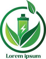 Renewable Energy Resources Logo Environment Friendly Energy Resources Logo Eco Friendly Light Logo vector