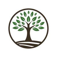 Tree Logo Design Illustration vector