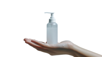 Hygiene Hand Sanitizer, on transparent background. Format png