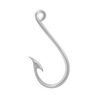 Illustration of fishing hook vector