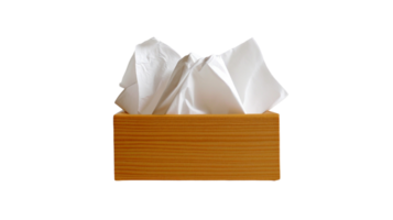 Tissue Box, on the transparent background. Format png