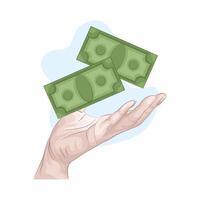 Illustration of money vector