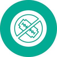 No Blade Multi Color Circle Icon vector