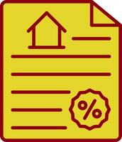 Contract Vintage Icon Design vector
