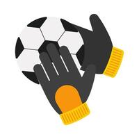 Soccer icons with referees objects, goal, trophy, ball, boots. Soccer support team and fan elements illustration. vector