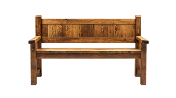 Oak Bench On Transparent Background png