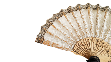 Victorian Lace Fan On Transparent Background png