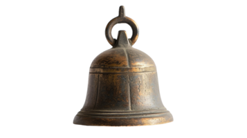 Messing- Glocke auf transparent Hintergrund png