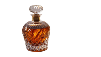 Art Deco Perfume Bottle On Transparent Background png