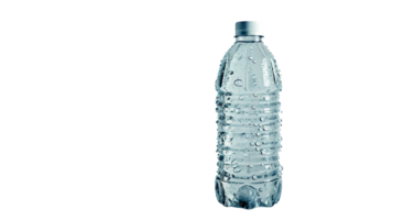 agua botella elegancia, en el transparente antecedentes. formato png