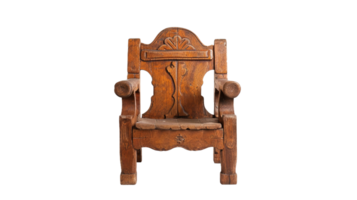 Oak Chair Portrait On Transparent Background png