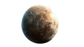 deslumbrante exoplaneta sonda, em transparente fundo. formato png