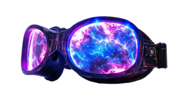 nebulosa glasögon perspektiv, på de transparent bakgrund. formatera png