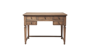 Faded Elm Writing Desk On Transparent Background png