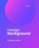 Simple colorful gradient background. Social media template illustration. vector