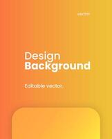 Simple colorful gradient background. Social media template illustration. vector