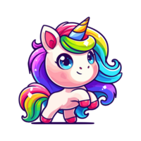cute icon character unicorn png