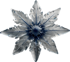 Enchanted frost flower, clipart for decoration. Ai-Generated. png