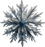 Enchanted frost flower, clipart for decoration. Ai-Generated. png