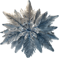 Enchanted frost flower, clipart for decoration. Ai-Generated. png