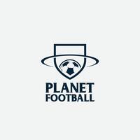 planet football logo vector