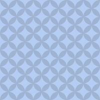 Seamless geometric pattern with overlapping circles. Simple classic retro background for printing on fabric, packaging, wrapping paper, web design etc vector