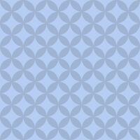 Seamless geometric pattern with overlapping circles. Simple classic retro background for printing on fabric, packaging, wrapping paper, web design etc vector