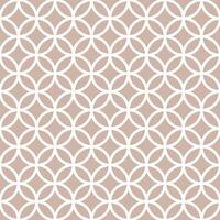 Seamless geometric pattern with overlapping circles. Simple classic retro background for printing on fabric, packaging, wrapping paper, web design etc vector