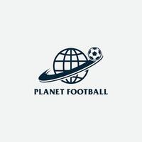 planet football logo vector