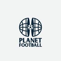 planet football logo vector