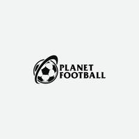 planet football logo vector