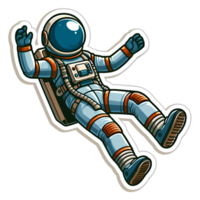 astronaut sticker illustration png