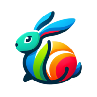 colorful rabbit or bunny png