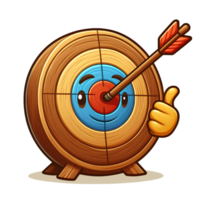 darts on target illustration png